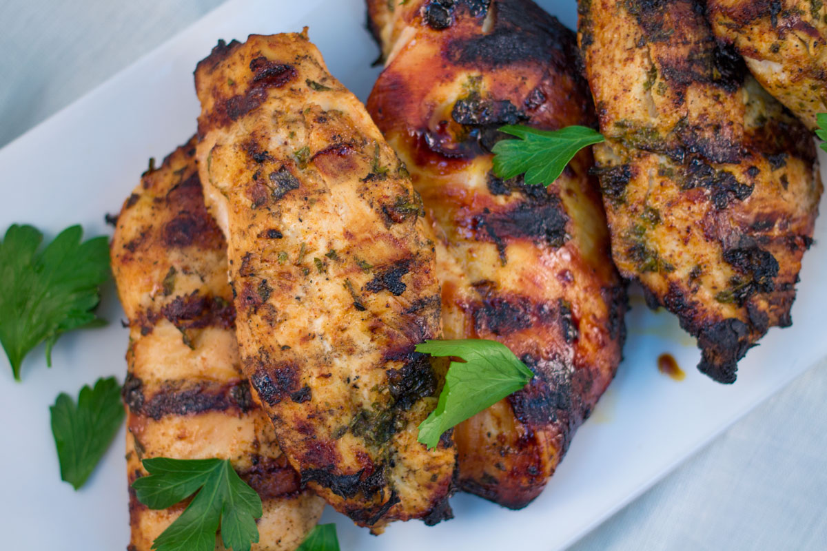 Lime + Tequila Grilled Chicken with Parsley | Hugs ‘n Kitchen