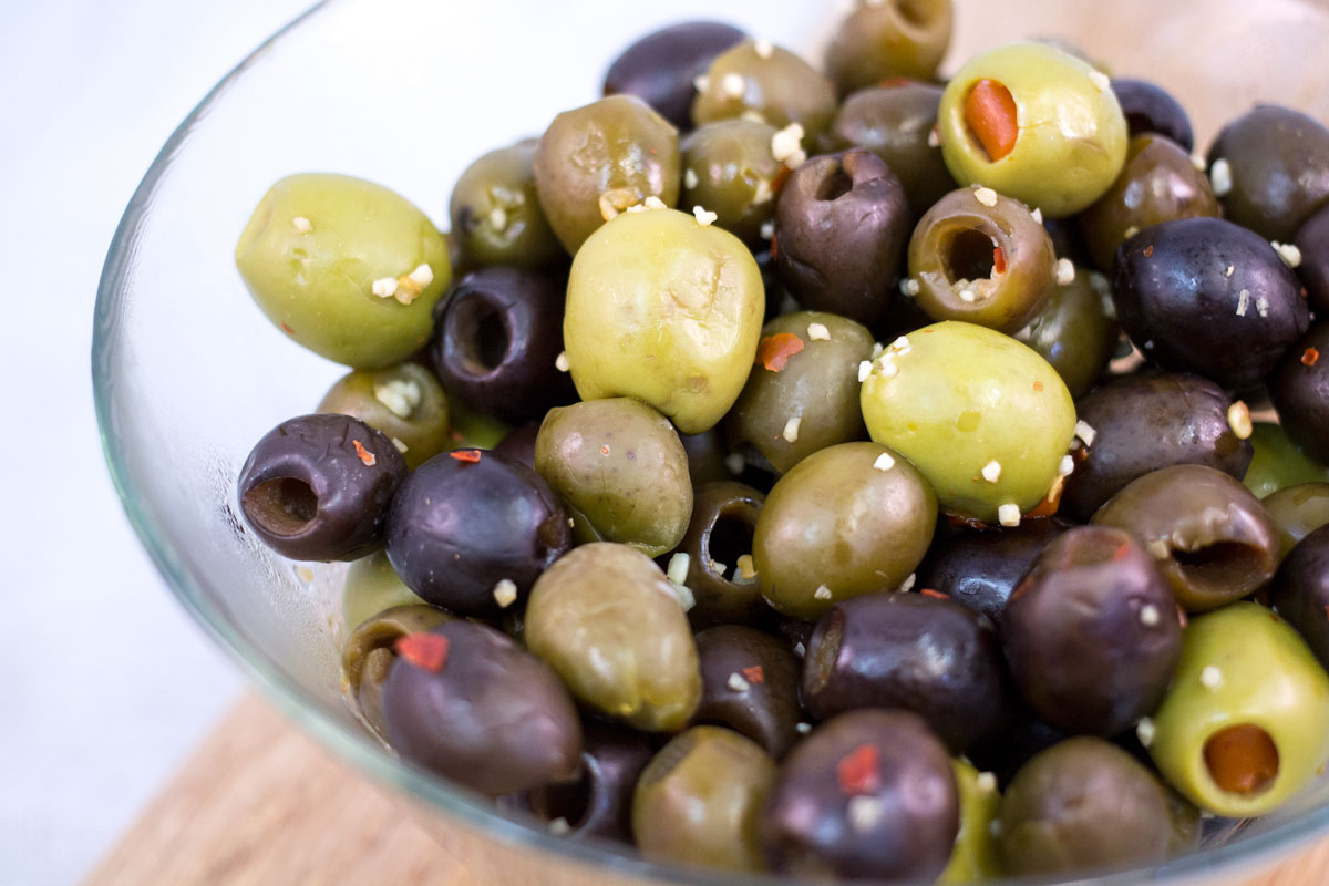 Grilled Spicy Olives | Hugs ‘n Kitchen